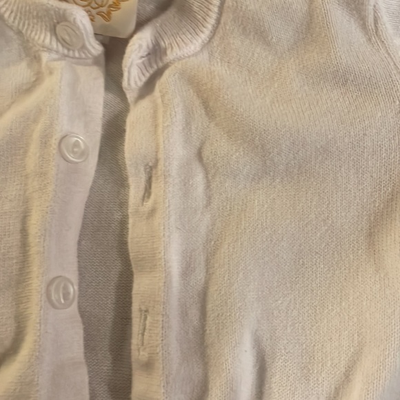 Beaufort Bonnet 6-12 month white sweater. - Picture 5 of 5